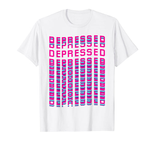 Depressed Vaporwave Aesthetic T-Shirt - Fun Novelty Design Unisex - T-Shirt, Sweatshirt, Hoodie