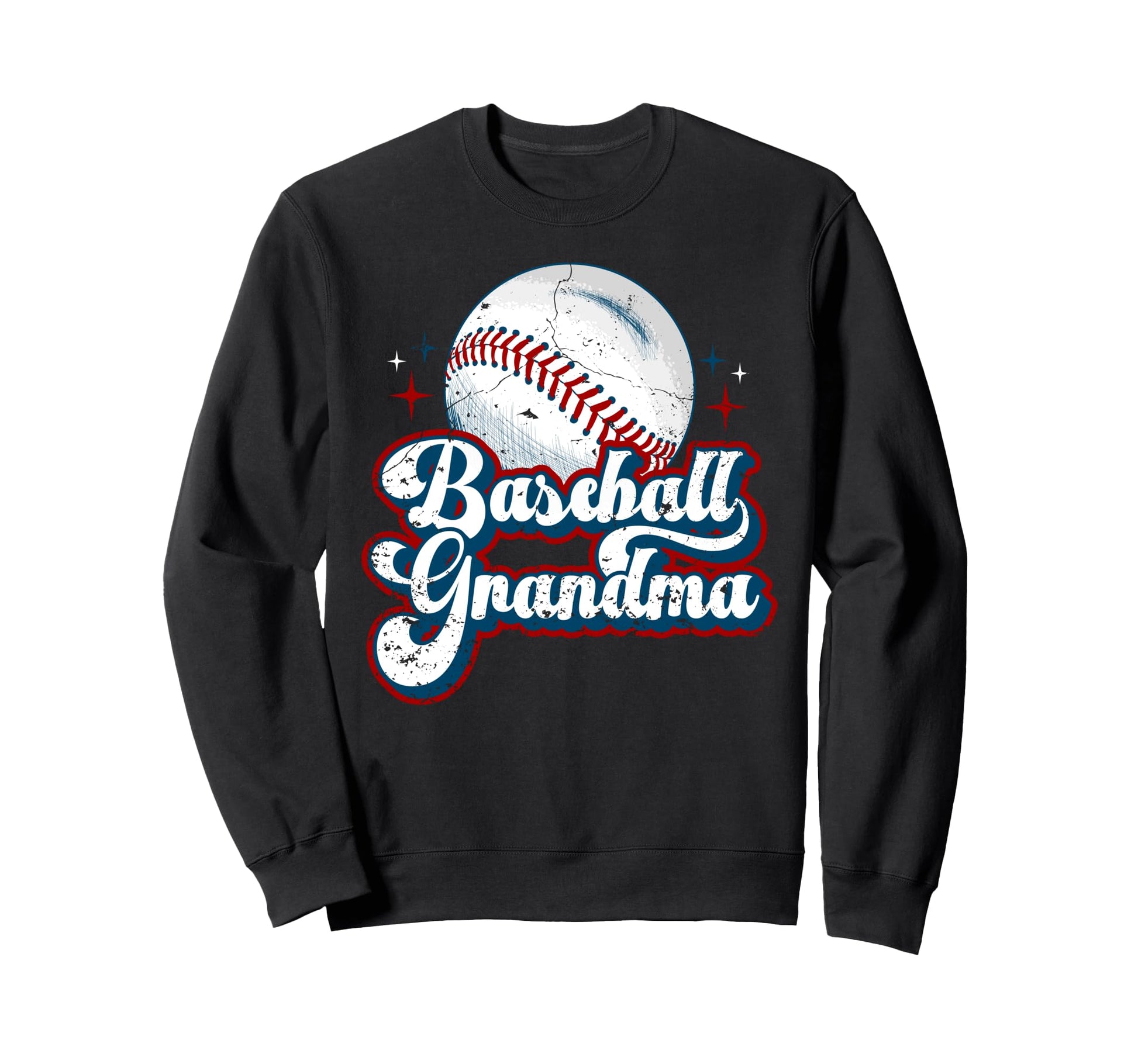 Baseball Grandma Baseball Player Sweatshirt - Casual Everyday Wear Unisex - T-Shirt, Sweatshirt, Hoodie