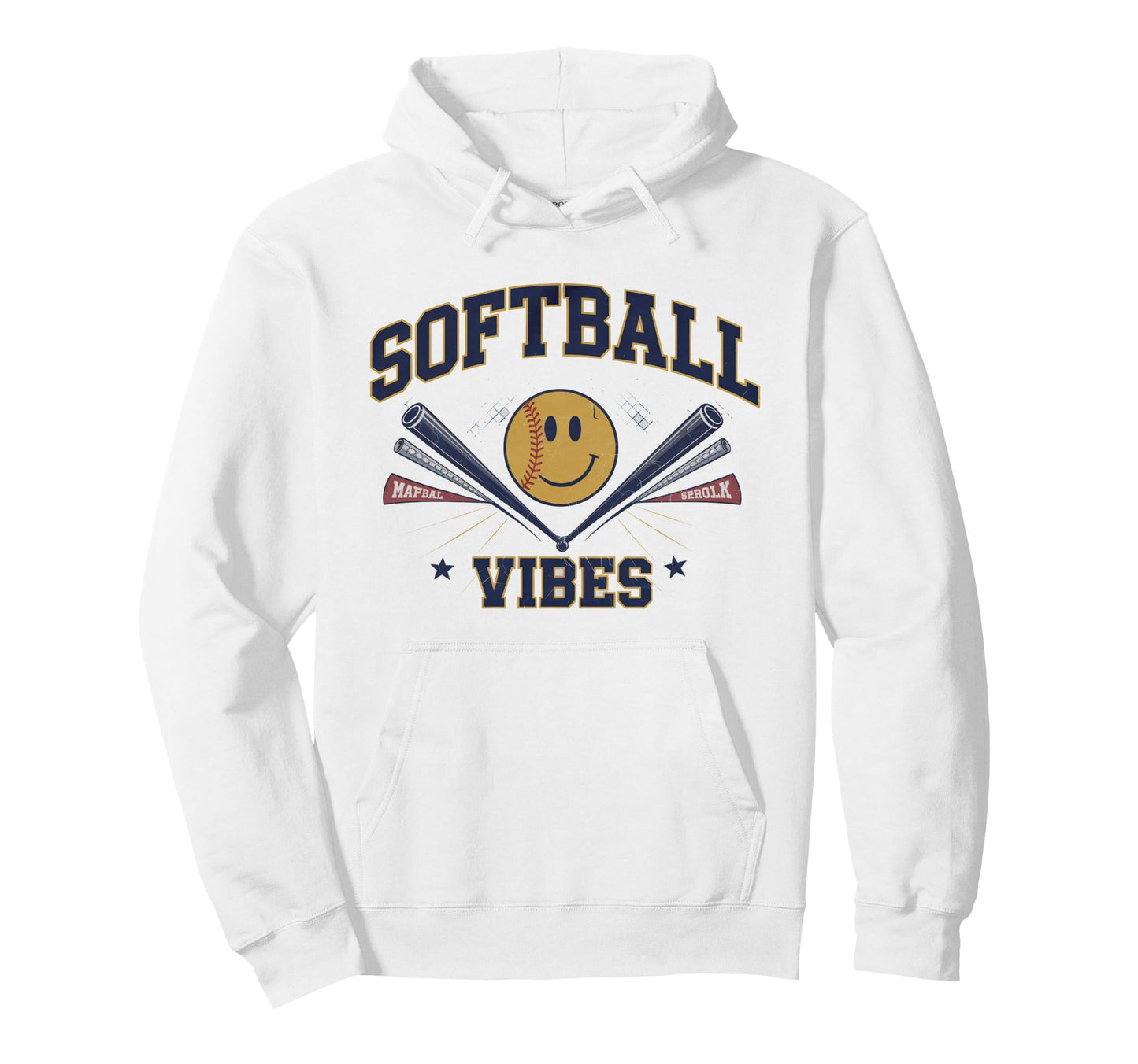 Softball Vibes Groovy Game Day Hoodie - Streetwear Style for Adults - T-Shirt, Sweatshirt, Hoodie
