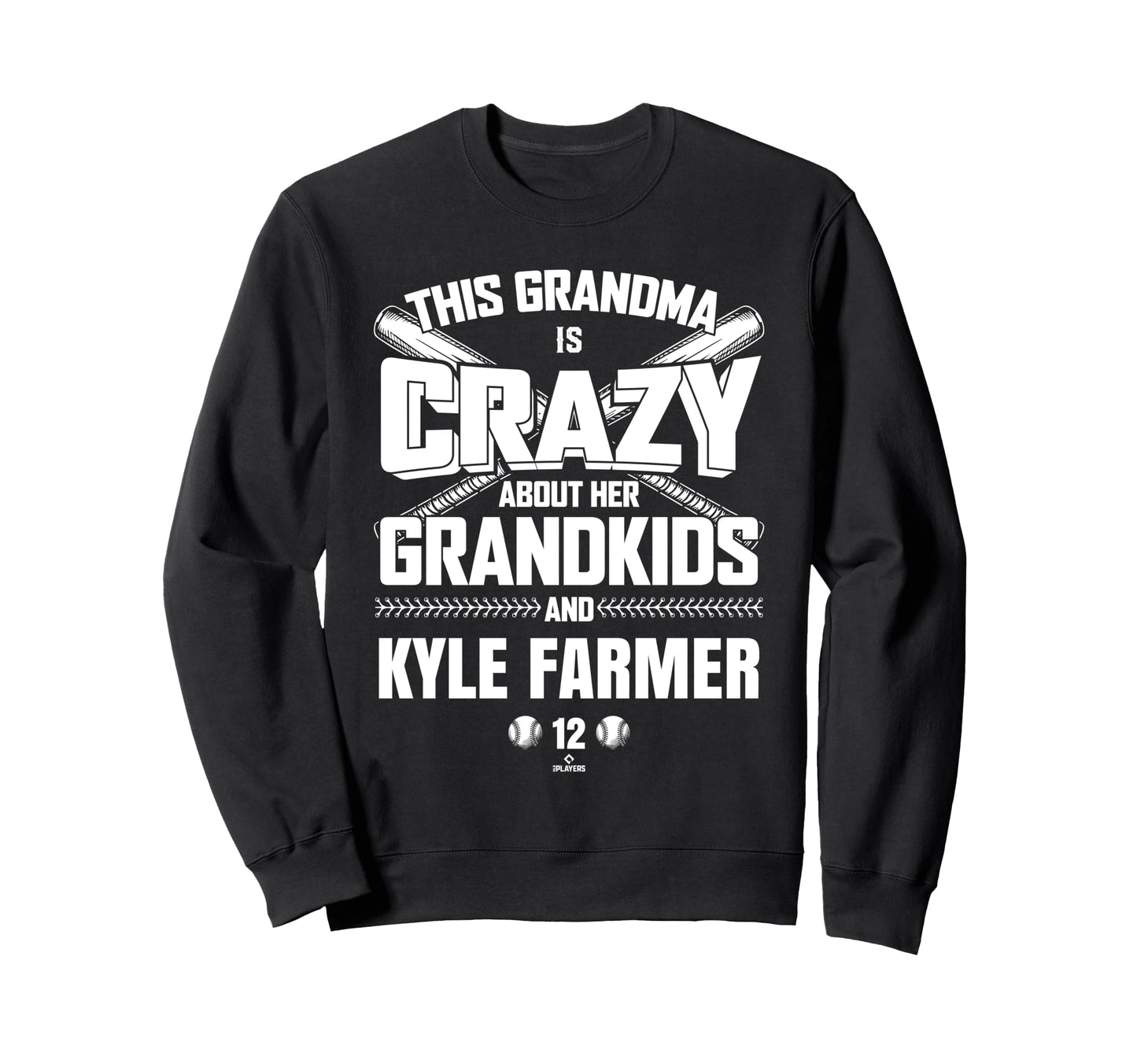 Grandma Crazy Kyle Farmer Sweatshirt - Minimalist Print for Adults - T-Shirt, Sweatshirt, Hoodie