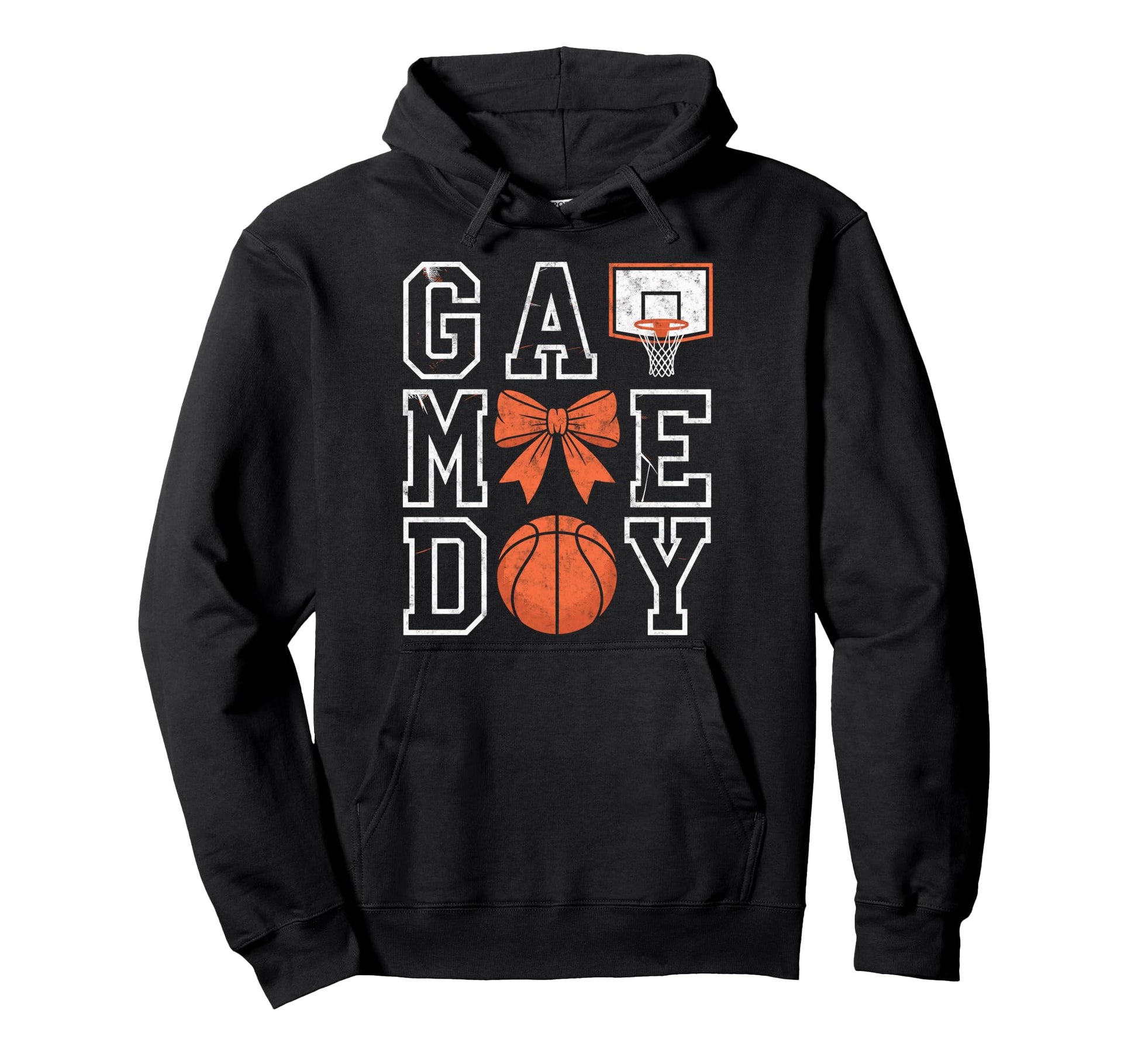 Game Day Vibes Basketball Player Fan Mom Hoodie - Unique Graphic Unisex - T-Shirt, Sweatshirt, Hoodie