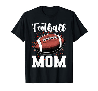 Football Mom Mama Game Day Sports Go T-Shirt - Minimalist Print Unisex - T-Shirt, Sweatshirt, Hoodie