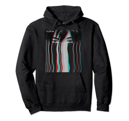 Vaporwave Aesthetic Sad Anime Anime Hoodie - Fun Novelty Design Unisex - T-Shirt, Sweatshirt, Hoodie