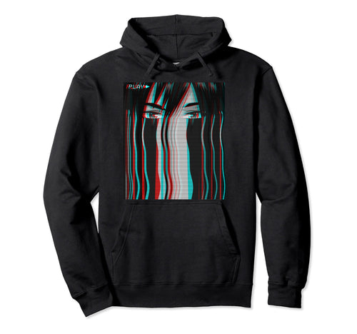 Vaporwave Aesthetic Sad Anime Anime Hoodie - Fun Novelty Design Unisex - T-Shirt, Sweatshirt, Hoodie