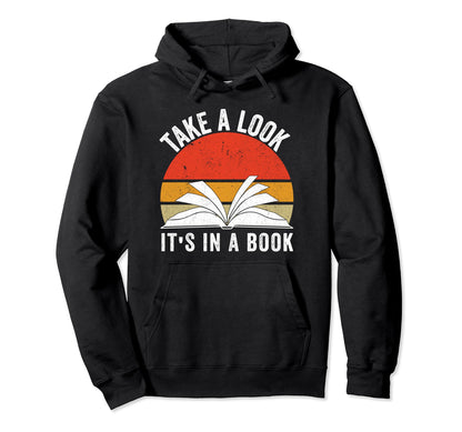 Take Its Book Lovers Rainbow Hoodie - Casual Everyday Wear Men Women - T-Shirt, Sweatshirt, Hoodie