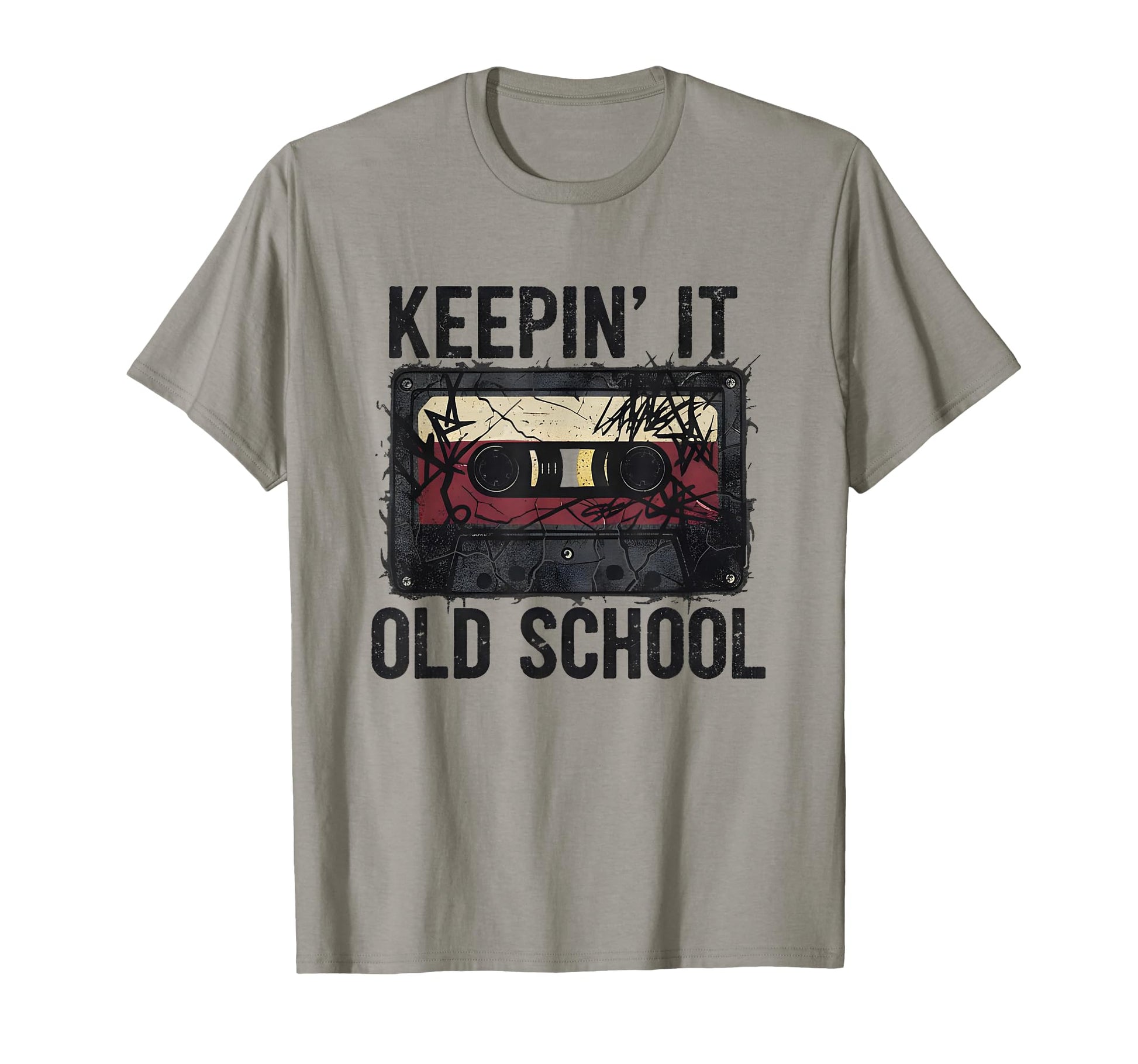 Keeping It Old School 80S 90S Hip T-Shirt - Custom Art Print for Adults - T-Shirt, Sweatshirt, Hoodie