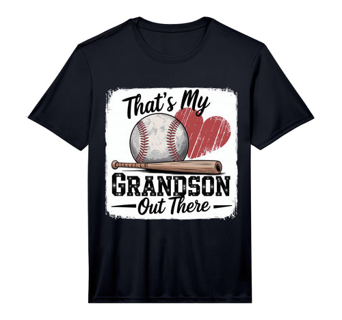 Mens Thats My Grandson Out There Baseball T-Shirt - Trendy Graphic Unisex - T-Shirt, Sweatshirt, Hoodie