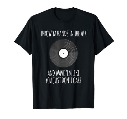 Old School Hip Hop Dj Vinyl Record Shirts T-Shirt - Graphic Print Unisex - T-Shirt, Sweatshirt, Hoodie