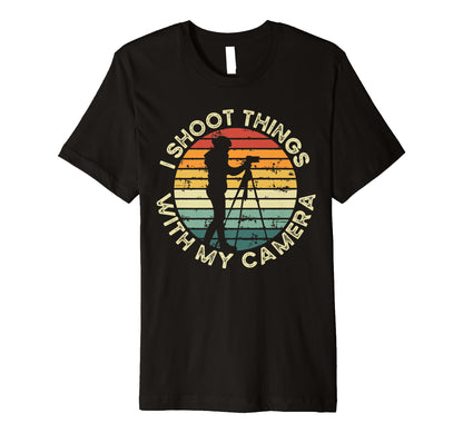 Photo Camera Photographer Flash T-Shirt - Casual Everyday Wear for Adults - T-Shirt, Sweatshirt, Hoodie
