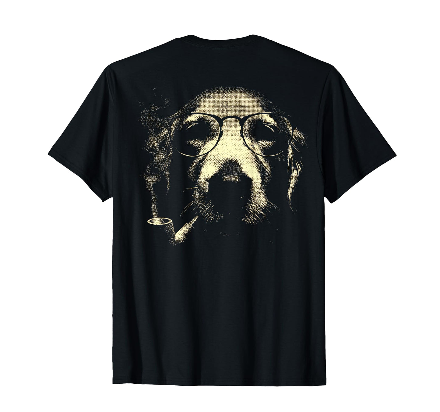 Golden Retriever Glasses Smoking T-Shirt - Casual Everyday Wear for Adults - T-Shirt, Sweatshirt, Hoodie