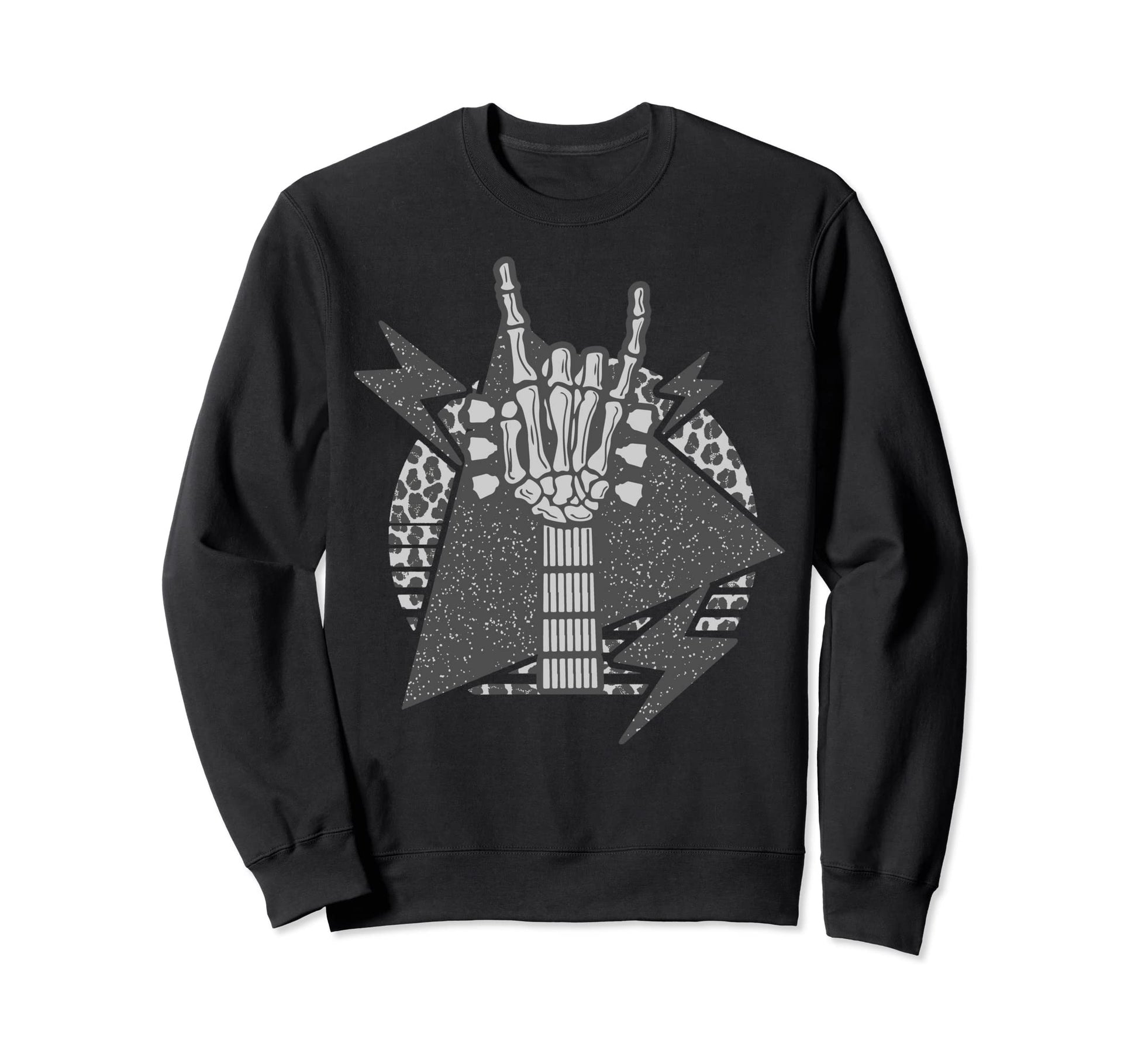 Grunge Alternative Rock Skeleton Sweatshirt - Novelty Apparel for Adults - T-Shirt, Sweatshirt, Hoodie