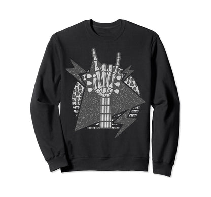 Grunge Alternative Rock Skeleton Sweatshirt - Novelty Apparel for Adults - T-Shirt, Sweatshirt, Hoodie
