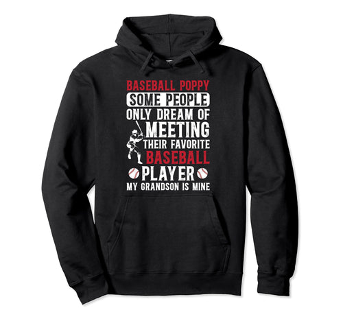 Favorite Baseball Player Poppy Baseball Hoodie - Trendy Graphic Unisex - T-Shirt, Sweatshirt, Hoodie