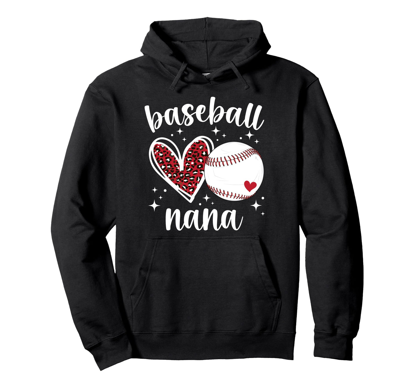Baseball Nana Baseball Player Nana Hoodie - Custom Art Print Men Women - T-Shirt, Sweatshirt, Hoodie