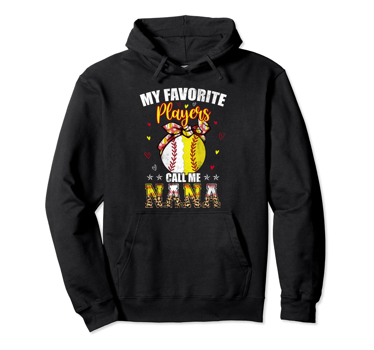 My Favorite Baseball Softball Players Hoodie - Trendy Graphic Men Women - T-Shirt, Sweatshirt, Hoodie