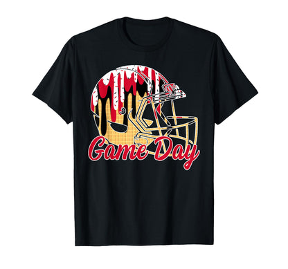 Football Drip Game Day Sports Football Mom T-Shirt - Graphic Print Unisex - T-Shirt, Sweatshirt, Hoodie