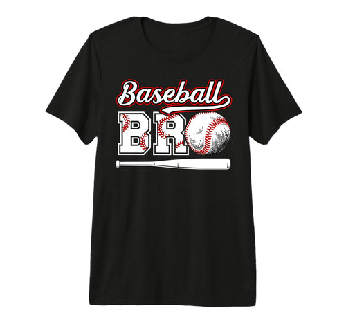Baseball Bro Proud Baseball Brother T-Shirt - Aesthetic Graphic for Adults - T-Shirt, Sweatshirt, Hoodie
