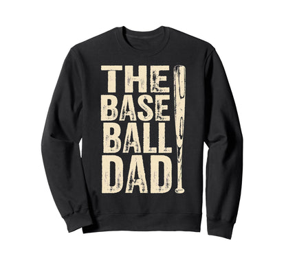 American Baseball Dad Baseball Dad Sweatshirt - Custom Art Print Men Women - T-Shirt, Sweatshirt, Hoodie