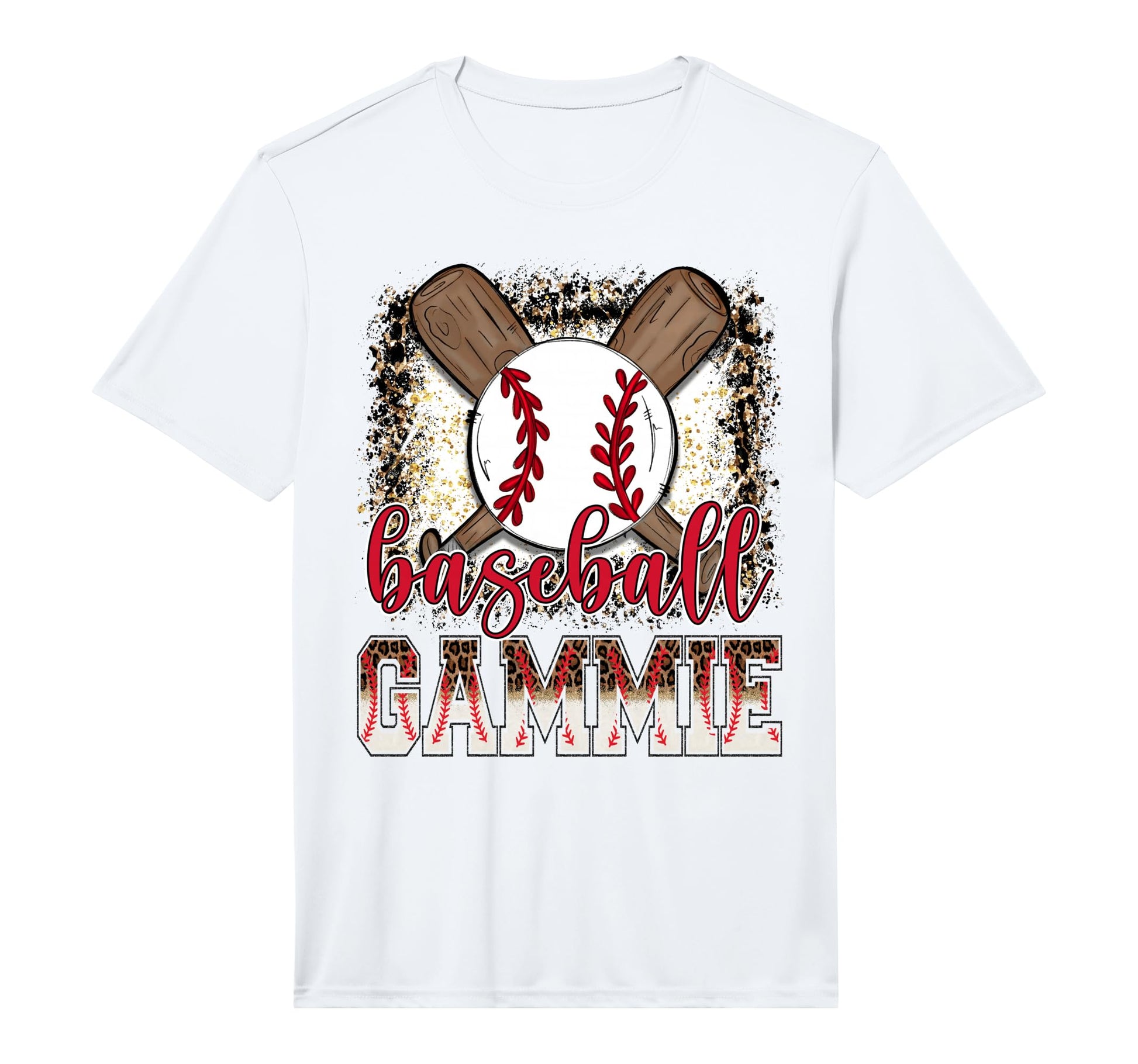Baseball Gammie Leopard Proud Ball Gammie T-Shirt - Trendy Graphic Unisex - T-Shirt, Sweatshirt, Hoodie