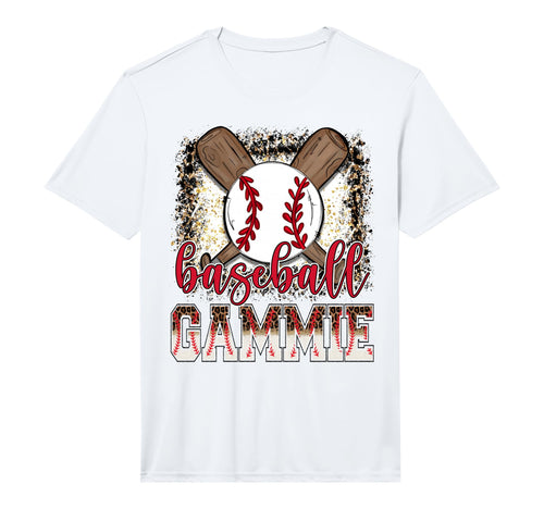 Baseball Gammie Leopard Proud Ball Gammie T-Shirt - Trendy Graphic Unisex - T-Shirt, Sweatshirt, Hoodie