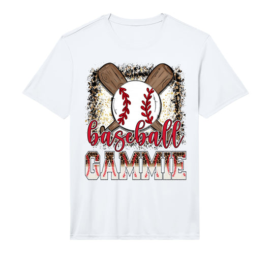 Baseball Gammie Leopard Proud Ball Gammie T-Shirt - Trendy Graphic Unisex - T-Shirt, Sweatshirt, Hoodie