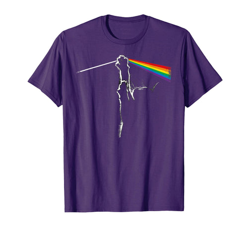 Cat Prism Rainbow Light Cats Love T-Shirt - Minimalist Print for Adults - T-Shirt, Sweatshirt, Hoodie