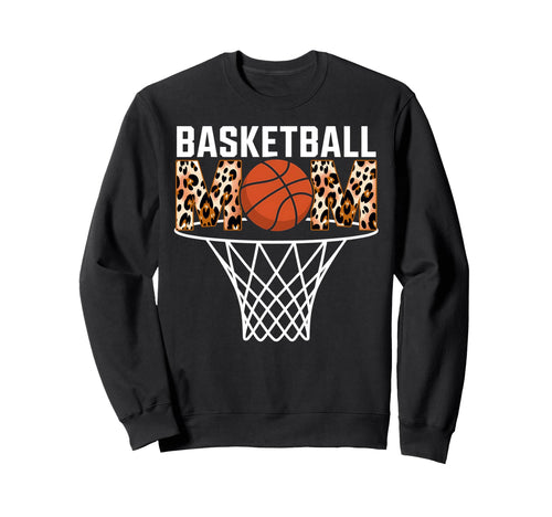 Basketball Mom Game Day Hoop Net Sweatshirt - Custom Art Print for Adults - T-Shirt, Sweatshirt, Hoodie