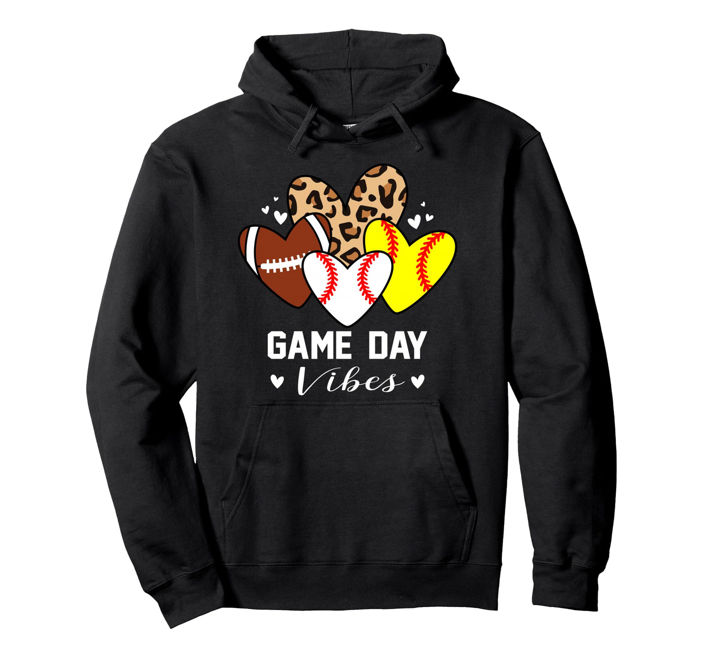 Game Day Vibes Funny Baseball Softball Hoodie - Streetwear Style Men Women - T-Shirt, Sweatshirt, Hoodie