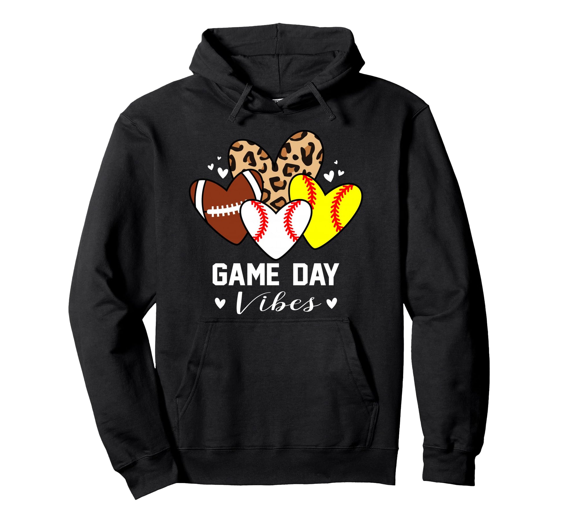 Game Day Vibes Funny Baseball Softball Hoodie - Streetwear Style Men Women - T-Shirt, Sweatshirt, Hoodie