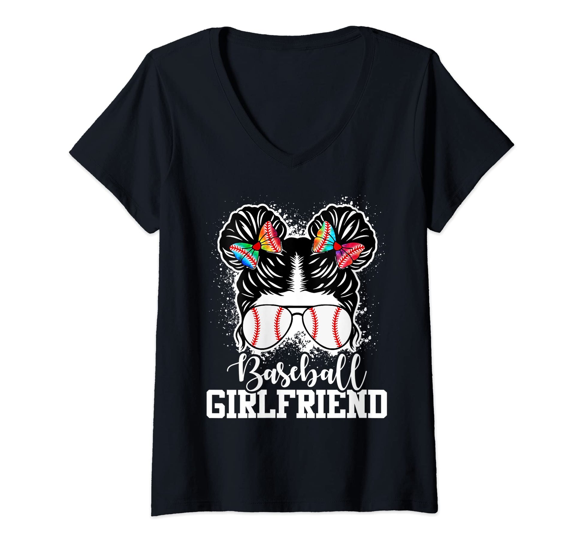 Baseball Girlfriend Baseball Game Day Hoodie - Custom Art Print for Adults - T-Shirt, Sweatshirt, Hoodie