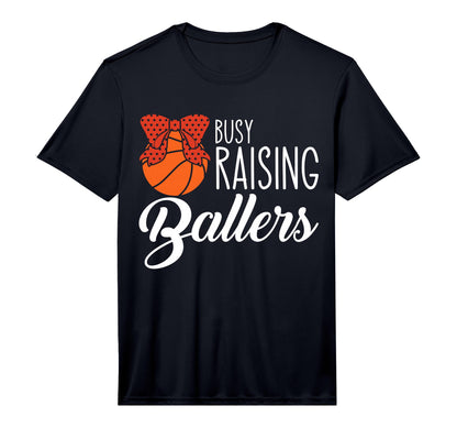 Busy Raising Ballers Basketball Mom T-Shirt - Aesthetic Graphic Men Women - T-Shirt, Sweatshirt, Hoodie