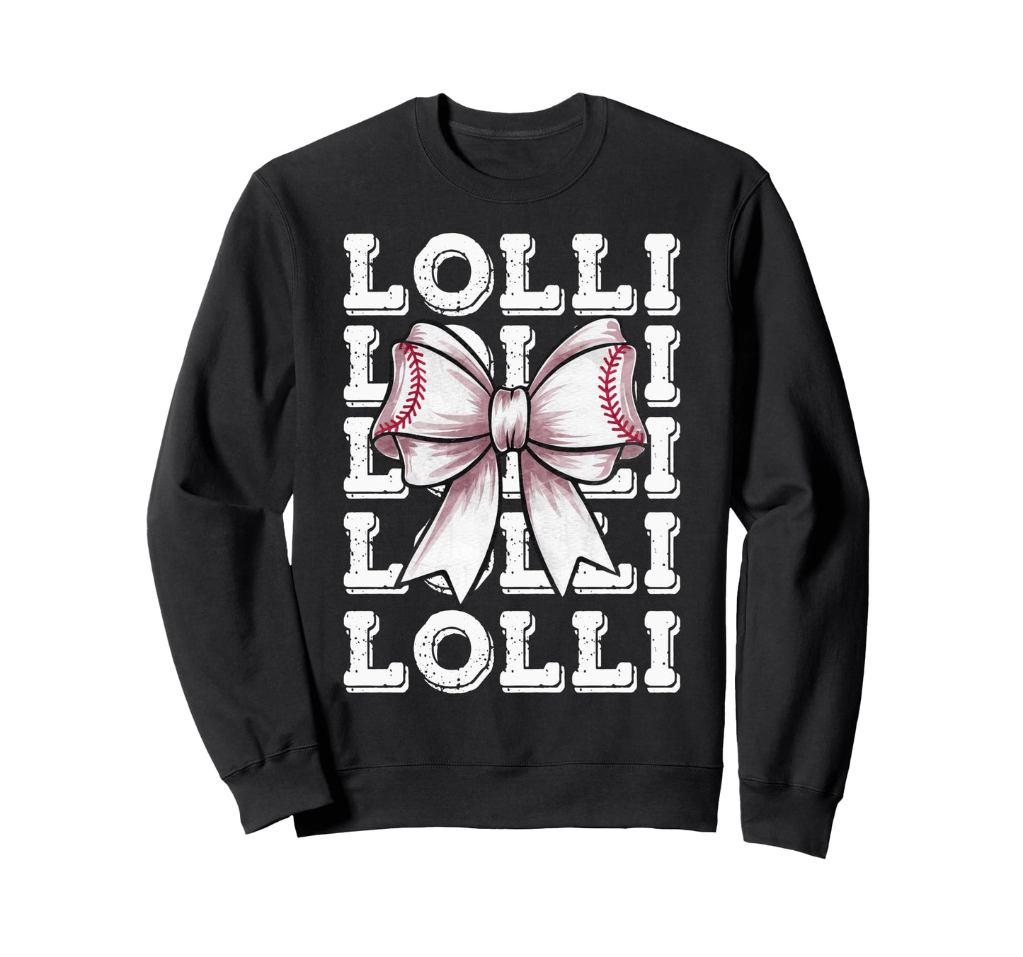 Coquette Baseball Lolli Matching Sweatshirt - Unique Graphic Men Women - T-Shirt, Sweatshirt, Hoodie