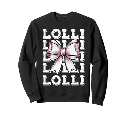 Coquette Baseball Lolli Matching Sweatshirt - Unique Graphic Men Women - T-Shirt, Sweatshirt, Hoodie