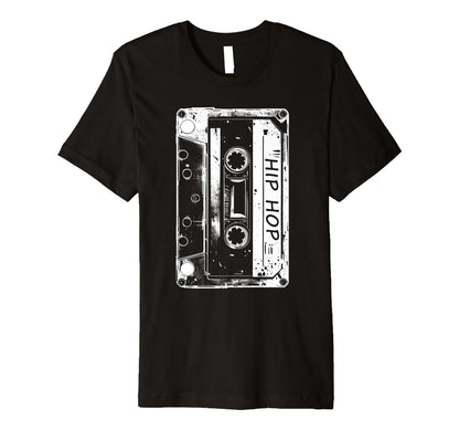 Cassette Tape Hip Hop 80S 90S Grunge T-Shirt - Custom Art Print Unisex - T-Shirt, Sweatshirt, Hoodie