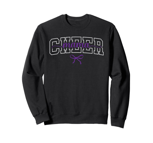 Purple Cheerleader Cheerleading Squad Sweatshirt - Graphic Print Unisex - T-Shirt, Sweatshirt, Hoodie