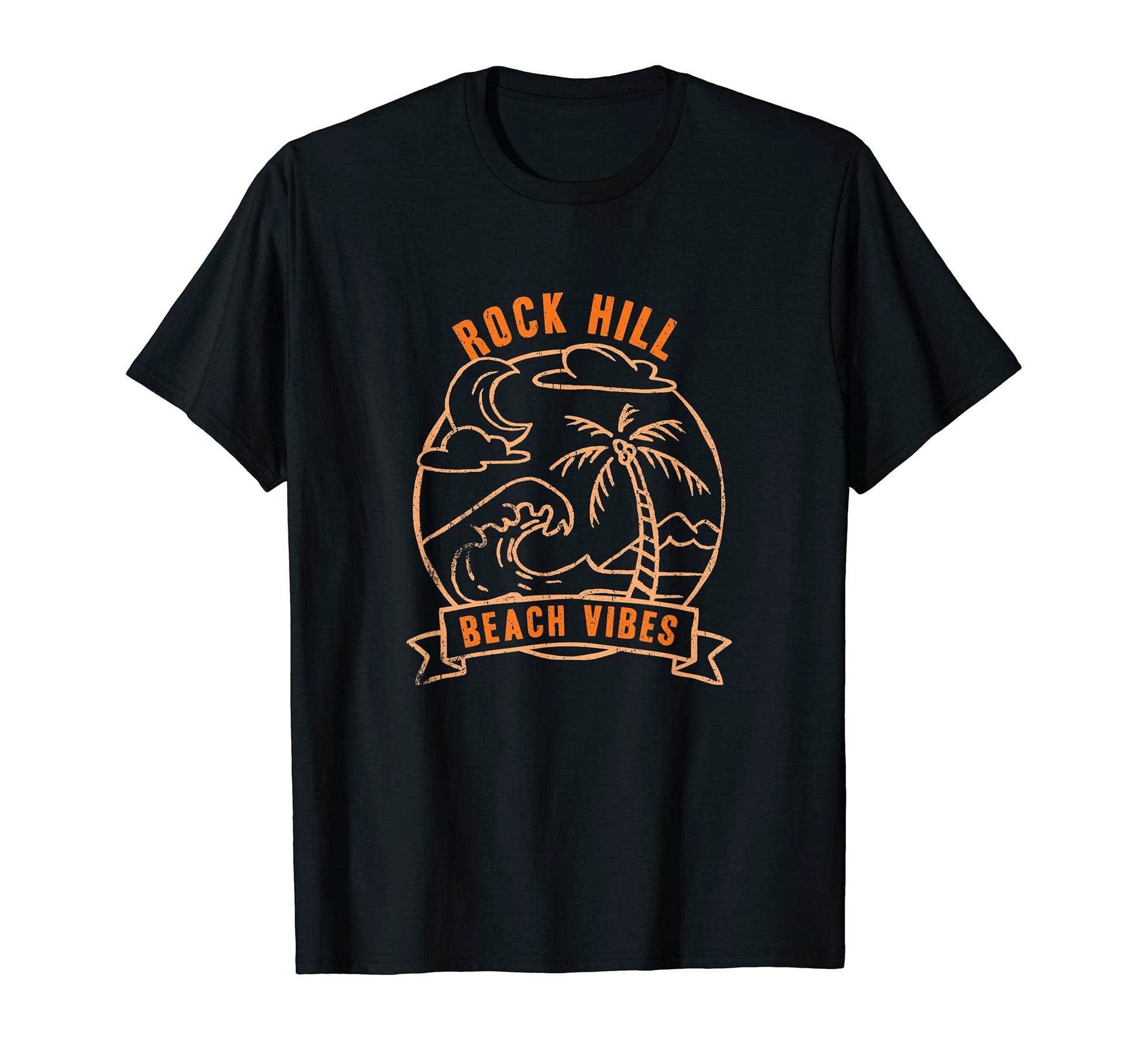 Beach Vibes Rock Hill Vacation South T-Shirt - Graphic Print Men Women - T-Shirt, Sweatshirt, Hoodie