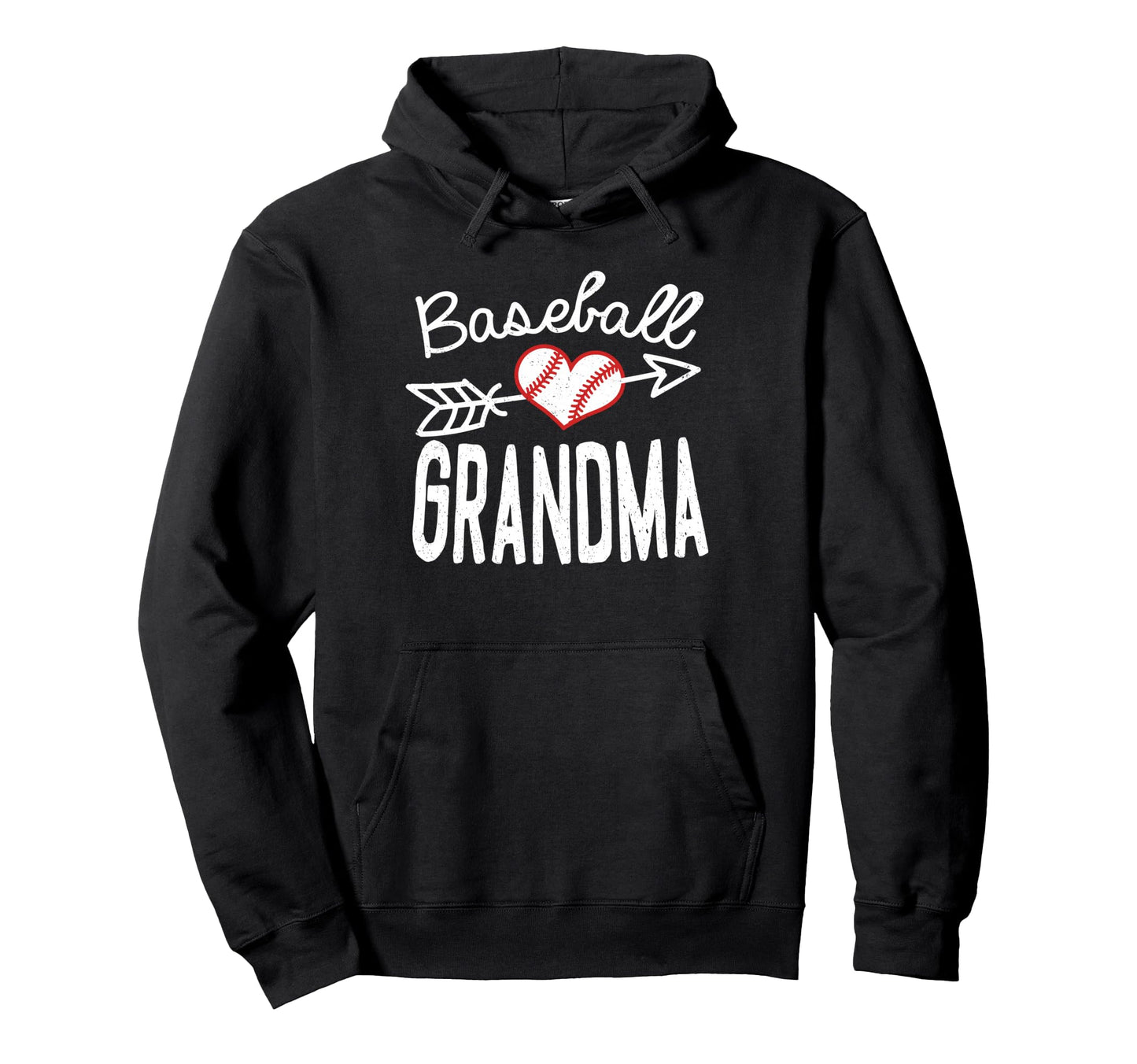 Baseball Grandma Hoodie - Unique Graphic Unisex - T-Shirt, Sweatshirt, Hoodie