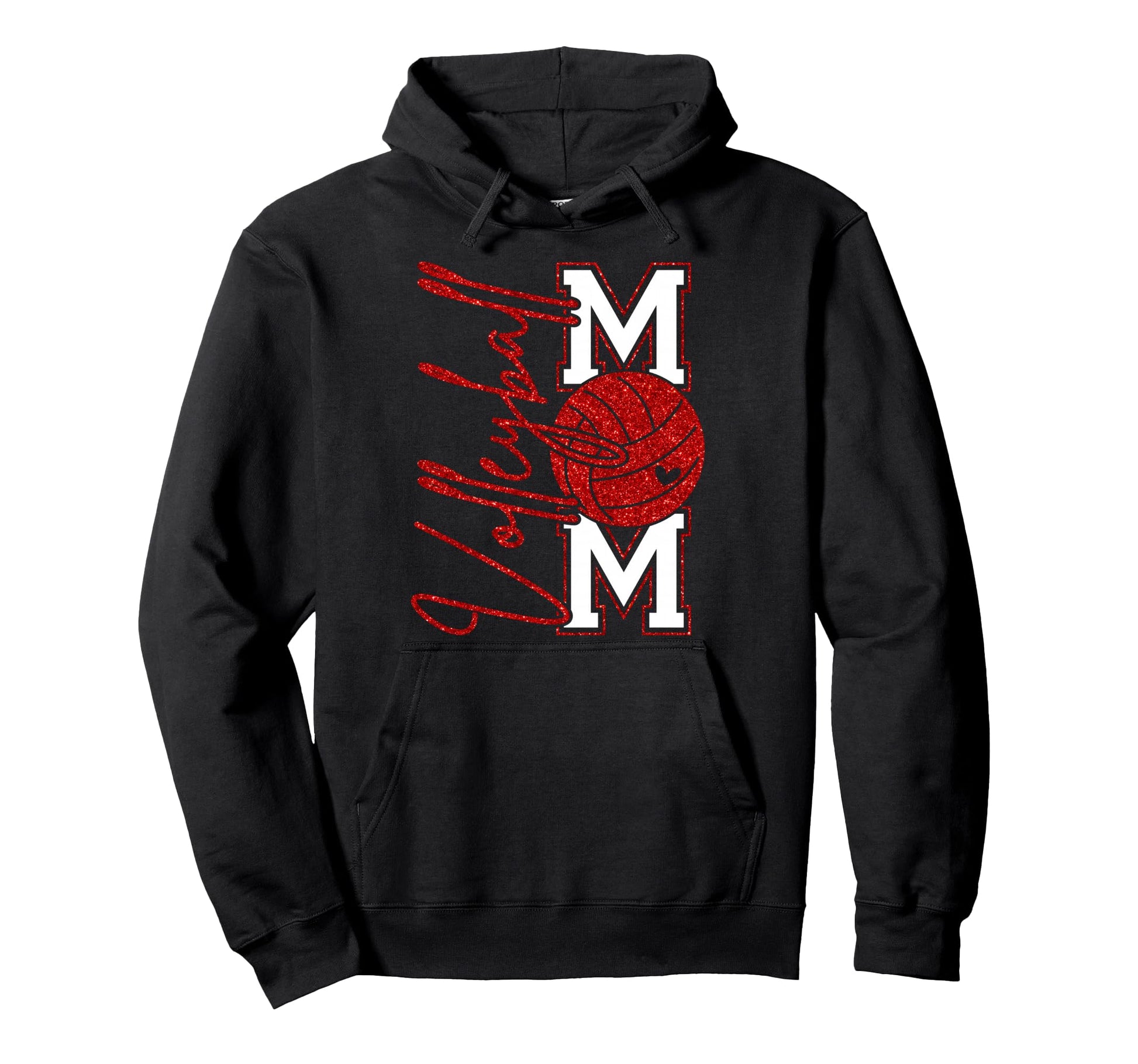 Volleyball Mom Game Day Mama Hoodie - Casual Everyday Wear Men Women - T-Shirt, Sweatshirt, Hoodie