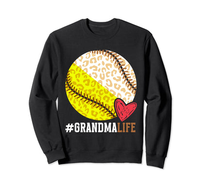 Nana Ballers Softball Baller Grandma Sweatshirt - Streetwear Style Unisex - T-Shirt, Sweatshirt, Hoodie