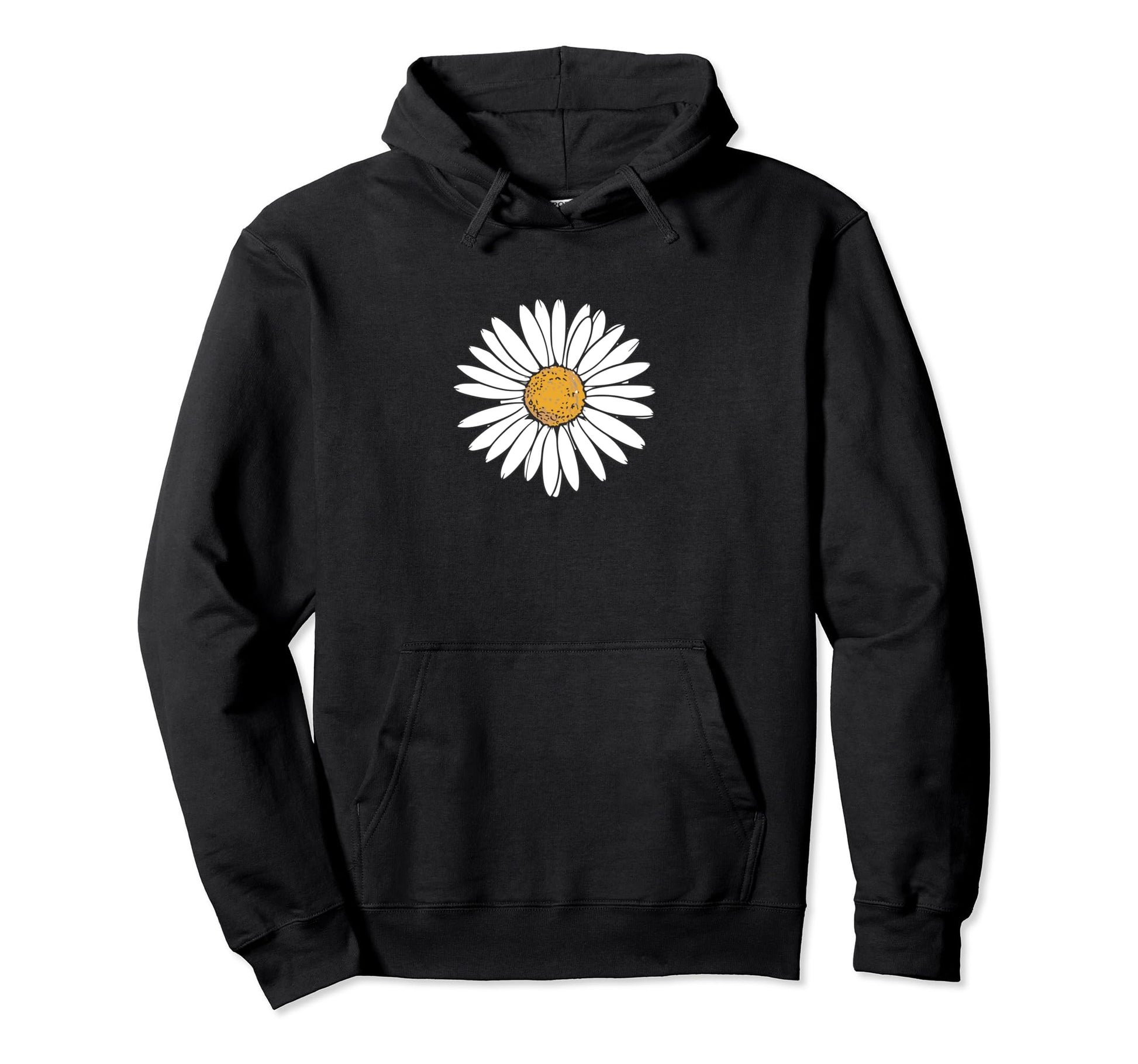 Boho Daisy Flower Botanical Wildflower Hoodie - Novelty Apparel Unisex - T-Shirt, Sweatshirt, Hoodie