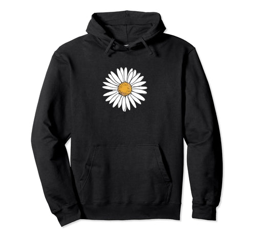 Boho Daisy Flower Botanical Wildflower Hoodie - Novelty Apparel Unisex - T-Shirt, Sweatshirt, Hoodie