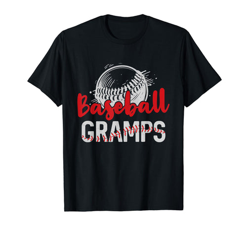 Baseball Gramps Fathers Day Dad Grandpa T-Shirt - Graphic Print Men Women - T-Shirt, Sweatshirt, Hoodie