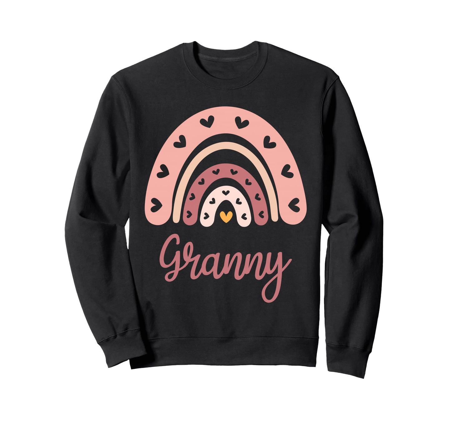 Granny Birthday Rainbow Boho Granny Sweatshirt - Trendy Graphic Men Women - T-Shirt, Sweatshirt, Hoodie