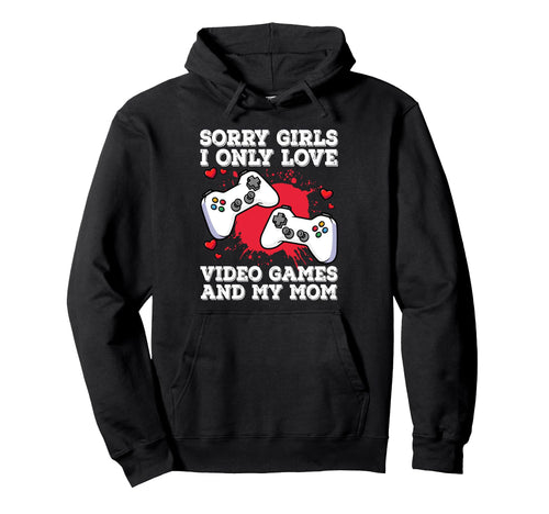 Valentines Day Gaming I Only Love Video Hoodie - Trendy Graphic for Adults - T-Shirt, Sweatshirt, Hoodie