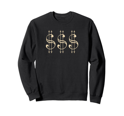 Dollar Sign Grunge Alternative Sweatshirt - Casual Everyday Wear Men Women - T-Shirt, Sweatshirt, Hoodie
