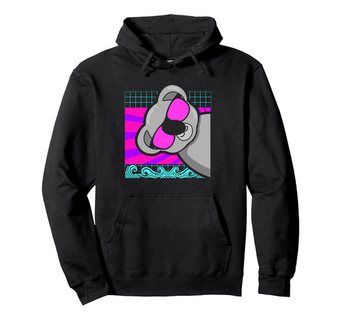 Aesthetic Vaporwave Outfits Koala Hoodie - Trendy Graphic Men Women - T-Shirt, Sweatshirt, Hoodie
