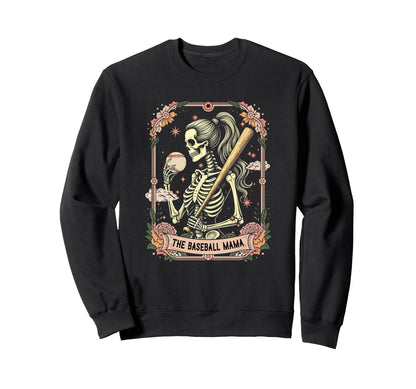 Baseball Player Mama Mothers Day Sweatshirt - Graphic Print Unisex - T-Shirt, Sweatshirt, Hoodie