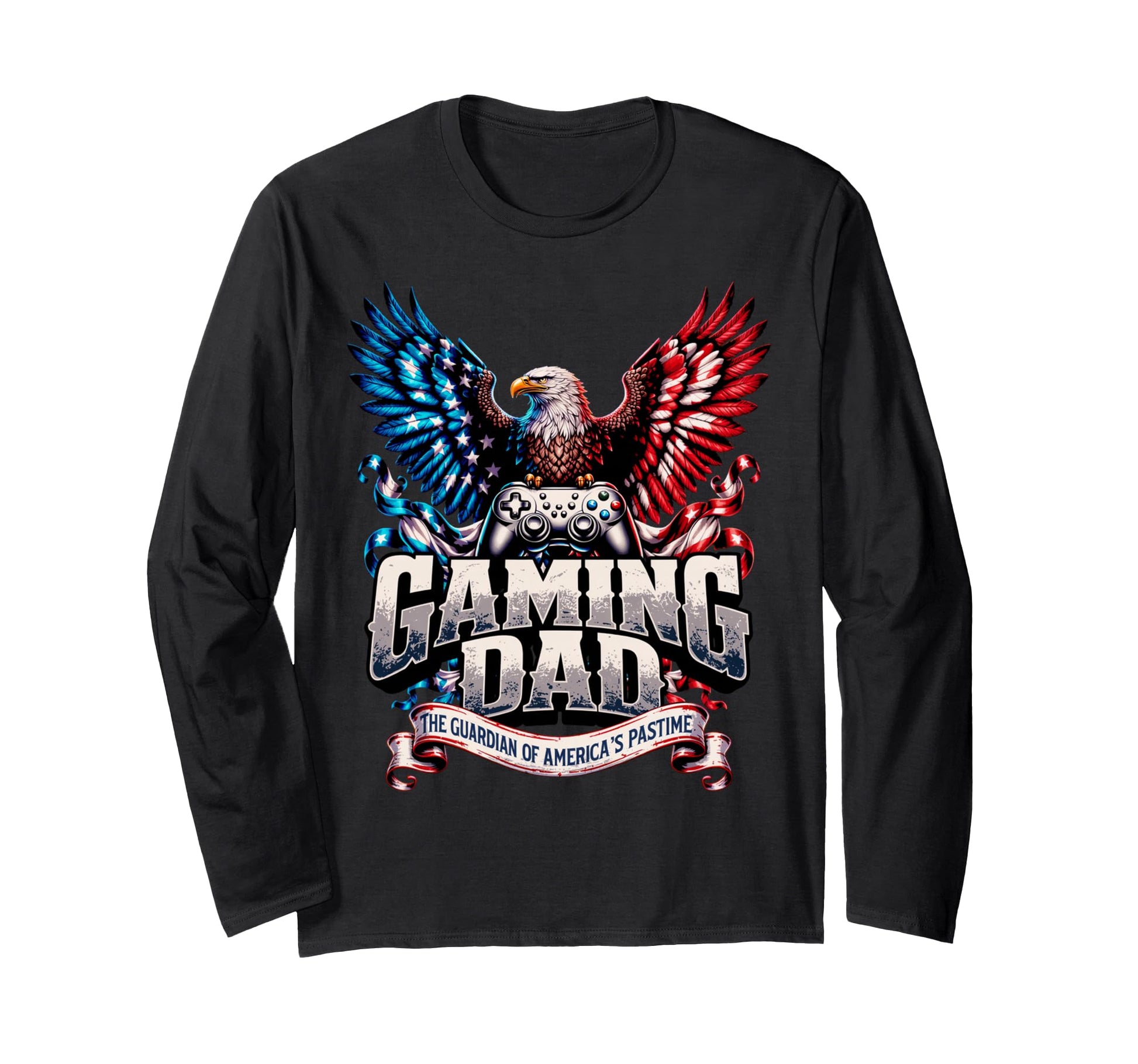 Fathers Day Guardian Americas Pastime Hoodie - Fun Novelty Design Men Women - T-Shirt, Sweatshirt, Hoodie