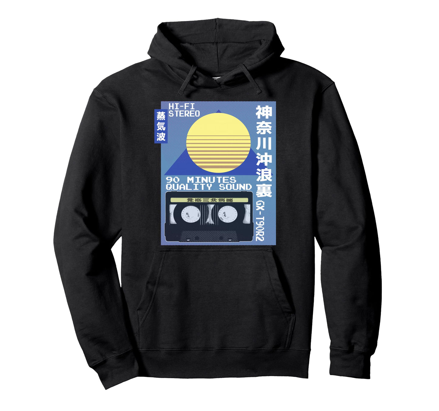 Japanese Cassette Ad 80S Mixtape Hoodie - Custom Art Print for Adults - T-Shirt, Sweatshirt, Hoodie