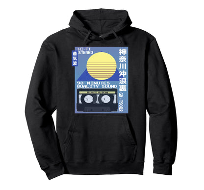 Japanese Cassette Ad 80S Mixtape Hoodie - Custom Art Print for Adults - T-Shirt, Sweatshirt, Hoodie